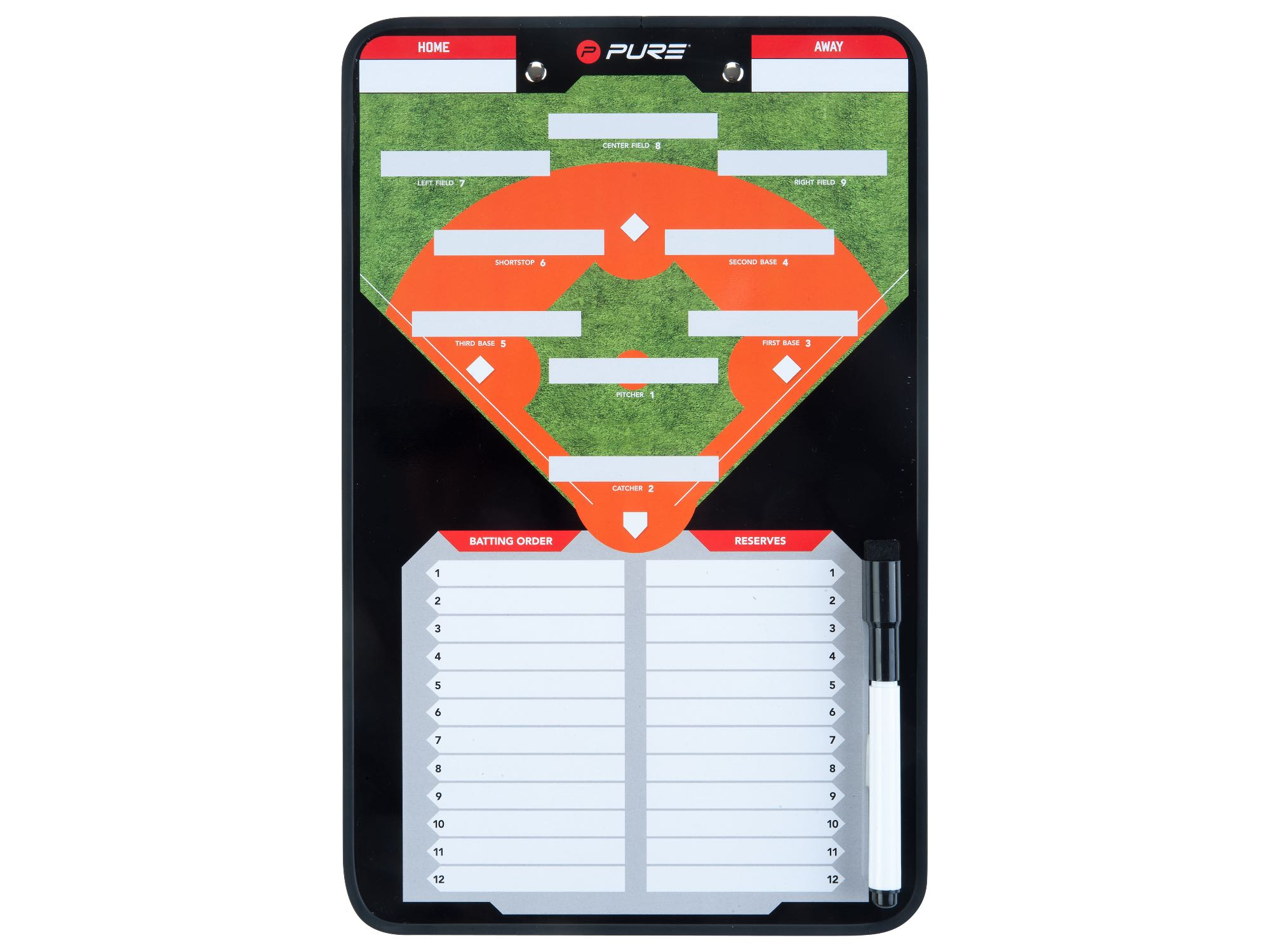 Pure 2improve  Coach Board Baseball